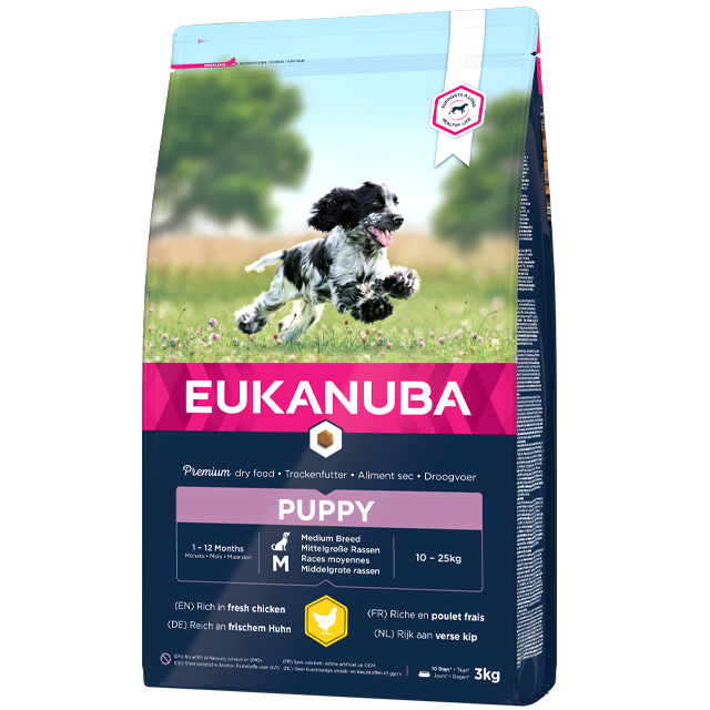 Eukanuba Canine Puppy Medium 3 kg för hundar