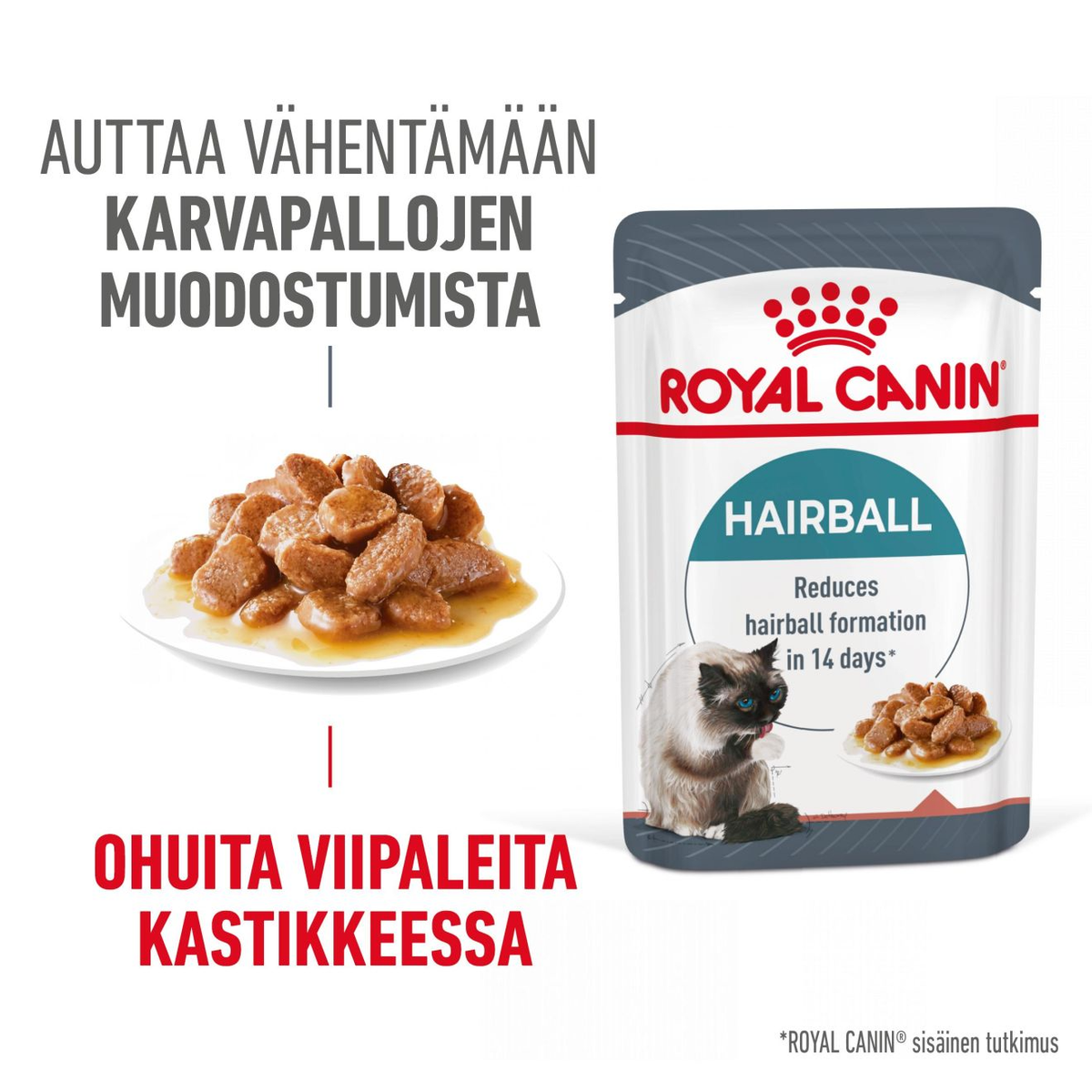 Royal Canin Hairball Care in Gravy märgtoit kassidele 12 x 85 g MULTIPAKK