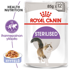 Royal Canin Sterilised Jelly Adult våtfoder för katt 12 x 85 g