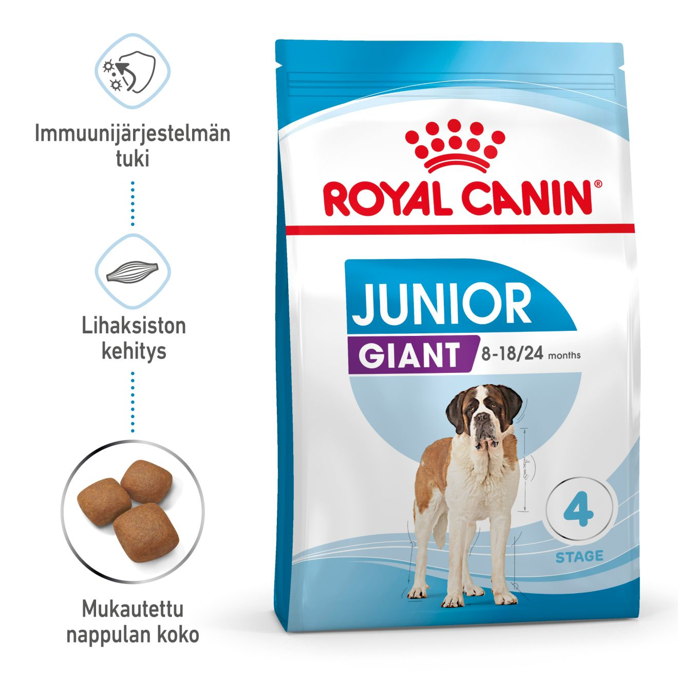 Royal Canin Giant Junior torrfoder 15 kg för hundar