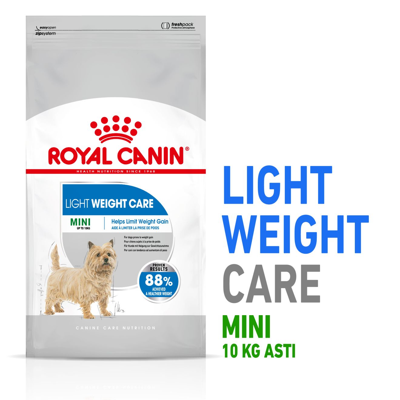 Royal Canin Light Weight Care Mini 8 kg för hundar