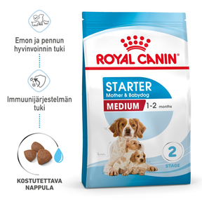 Royal Canin Medium Starter torrfoder för hund och hundvalp 15 kg