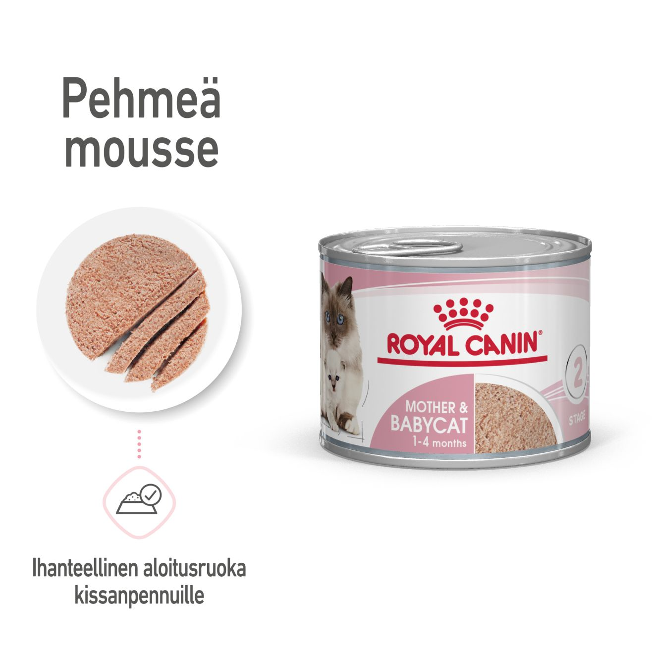 Royal Canin Mother & Babycat Mousse märgtoit kassidele 195 g