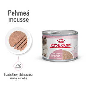 Royal Canin Mother & Babycat Mousse märgtoit kassidele 195 g
