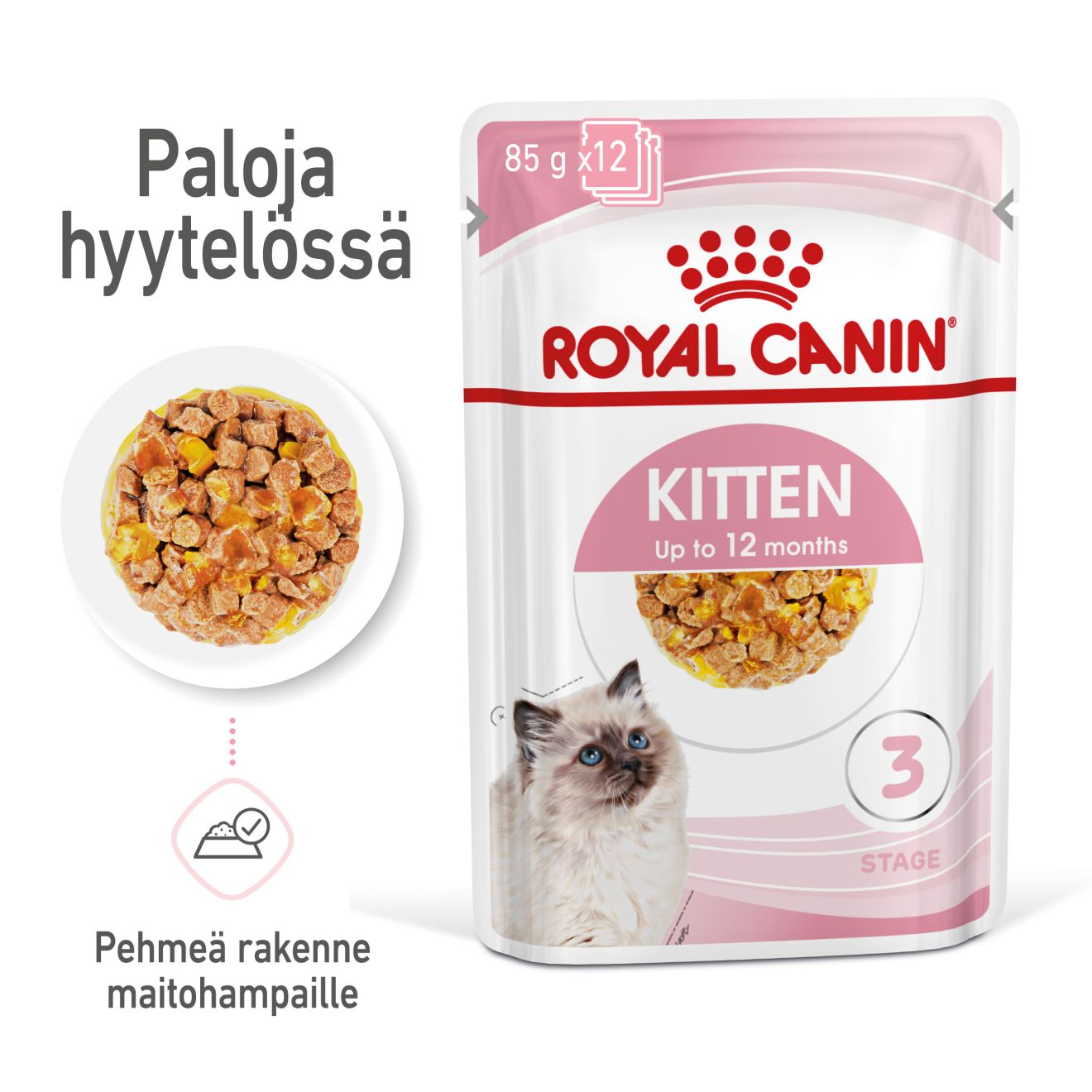 Royal Canin Kitten Jelly 12 x 85 g för katter