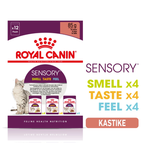 Royal Canin Sensory Mixed Box Gravy Våtfoder för Katt 12 x 85 g