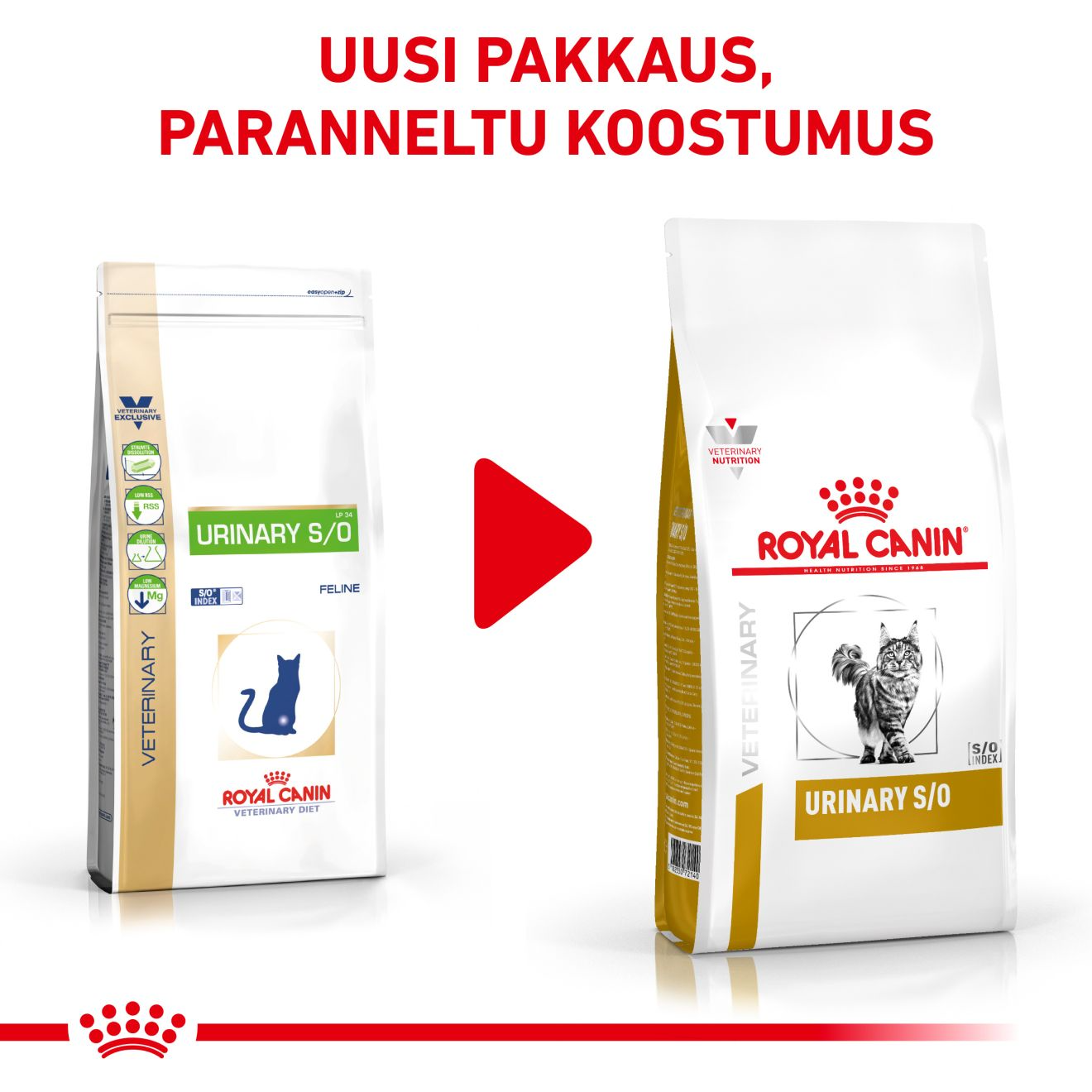 Royal Canin Veterinary Diets Urinary S/O torrfoder för katt 1,5 kg
