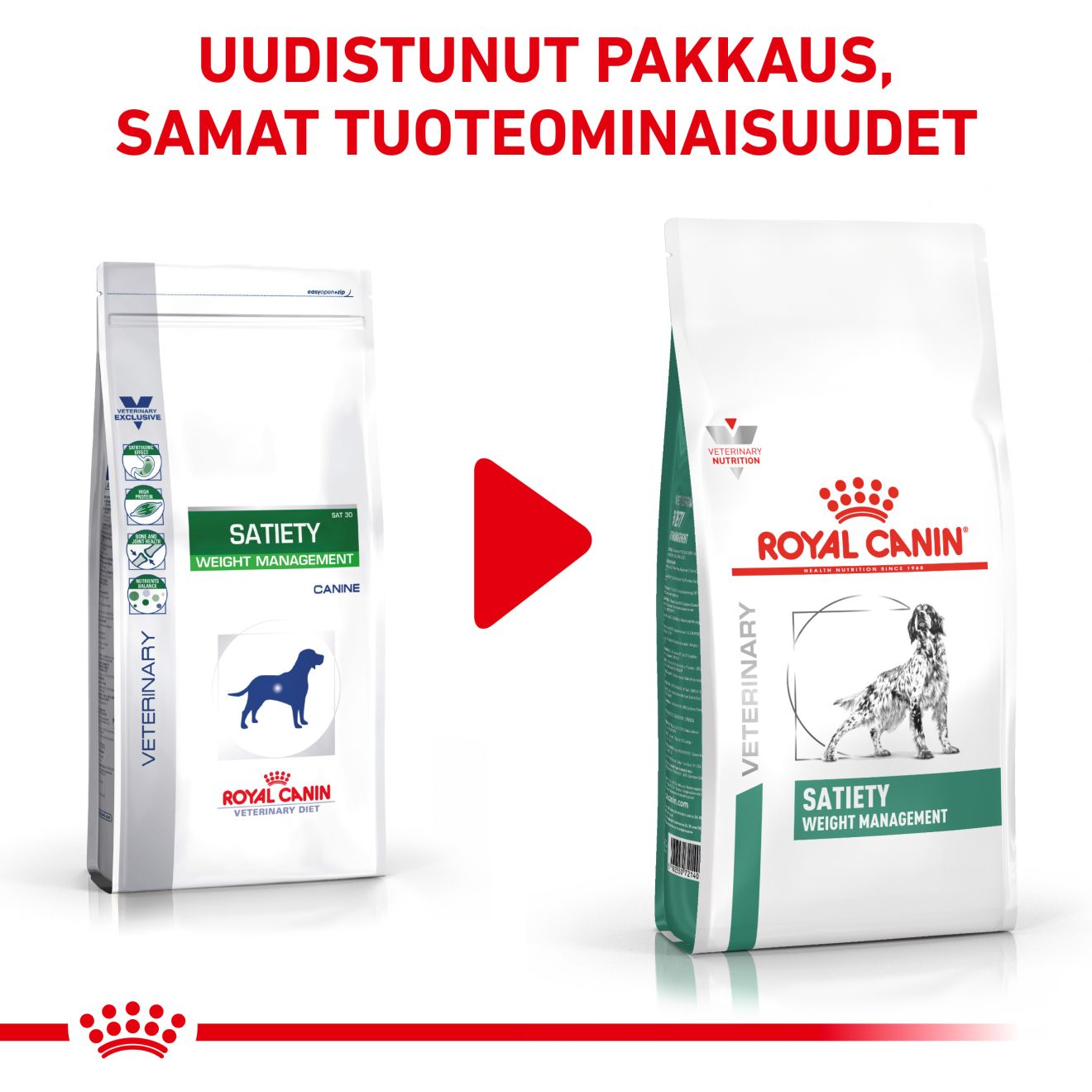 Royal Canin Veterinary Diets Weight Management Satiety kuivtoit koertele 12 kg