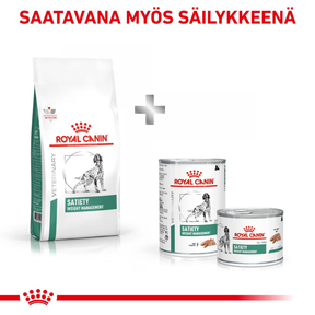 Royal Canin Veterinary Diets Weight Management Satiety kuivtoit koertele 2 x 12 kg MULTIPAKK