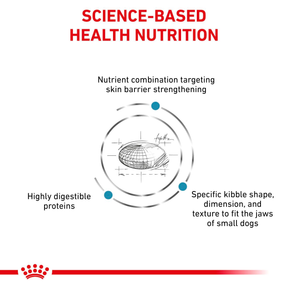 Royal Canin Veterinary Diets Derma Skin Care Small Dogs torrfoder 2 kg för hundar