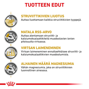 Royal Canin Veterinary Diets Urinary S/O kuivtoit koertele 2 kg