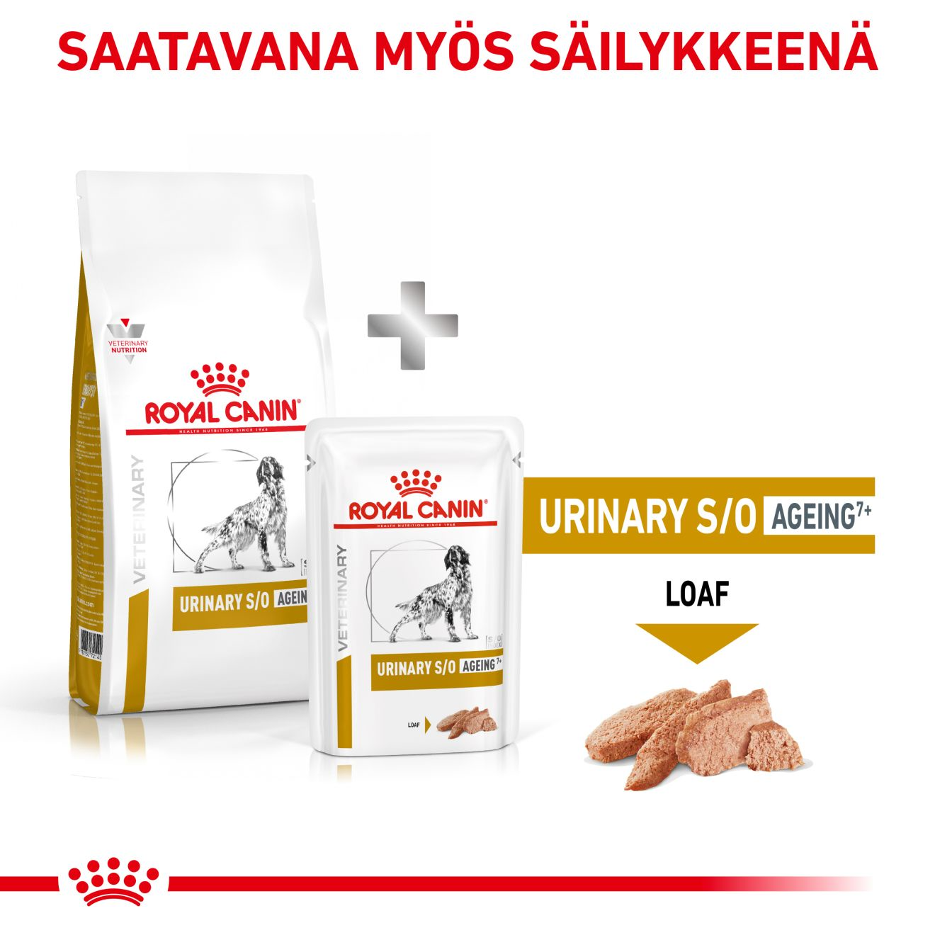 Royal Canin Veterinary Diets Urinary S/O Ageing för hundar 1,5 kg