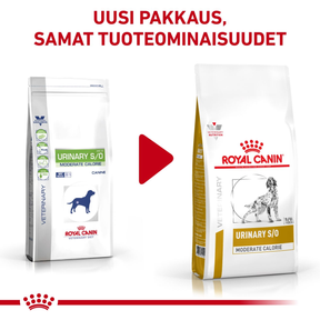 Royal Canin Veterinary Diets Urinary S/O Moderate Calorie kuivtoit koertele 12 kg