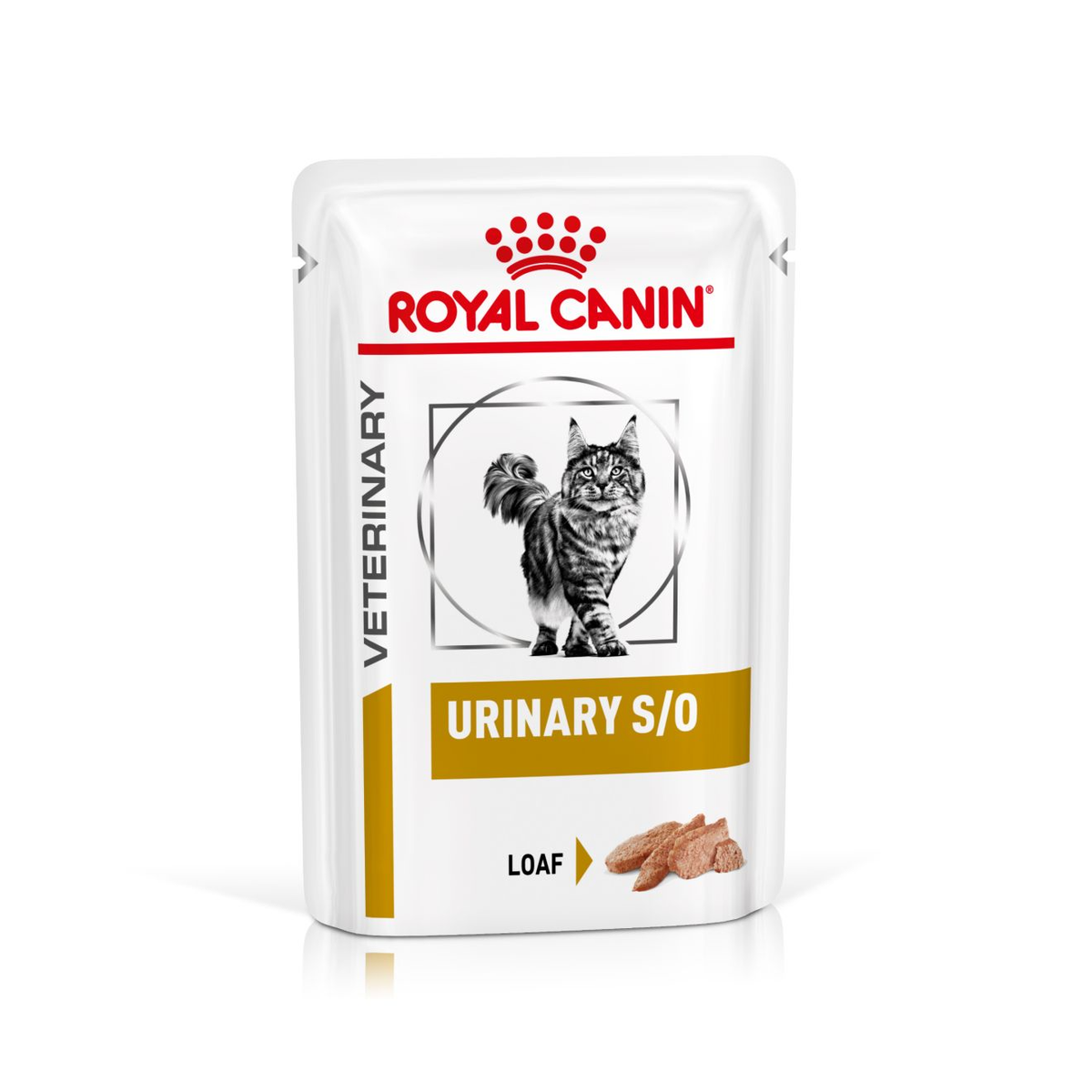 Royal Canin Veterinary Diets Urinary S/O Loaf Pouch wet cat food 12 x 85g