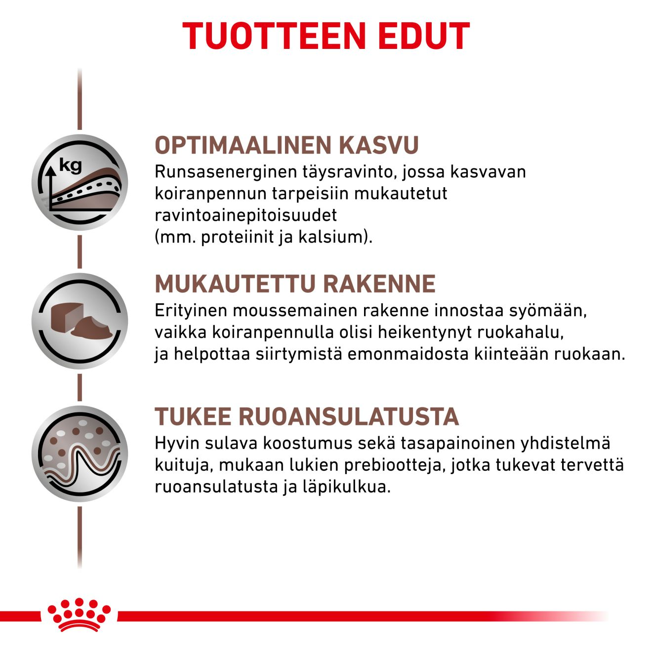 Royal Canin Veterinary Diets Gastrointestinal Puppy Mousse våtfoder 195 g för hundar