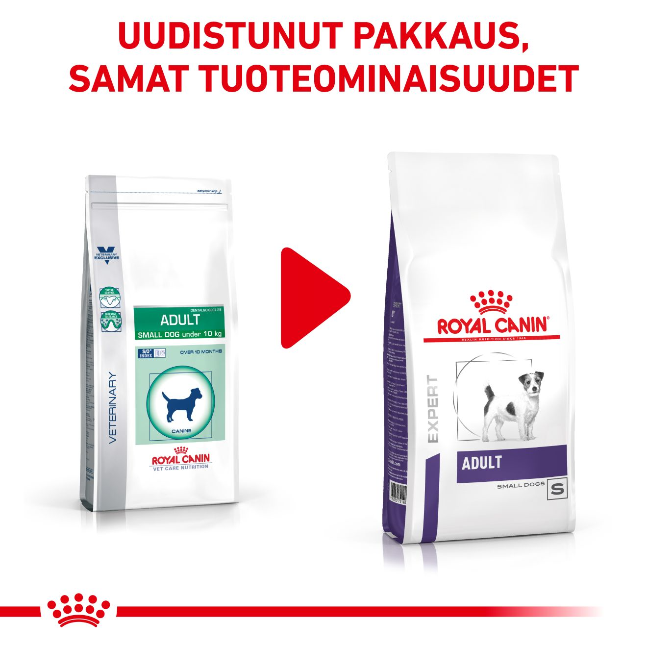 Royal Canin Veterinary Diets Health Management Adult Small Dog torrfoder 2 kg för hundar