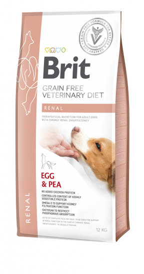 Brit Renal Egg & Pea Dog