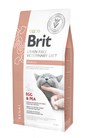 Brit Renal Egg & Pea kuivtoit kassidele