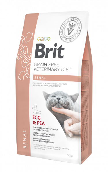 Brit Renal Egg & Pea kuivtoit kassidele
