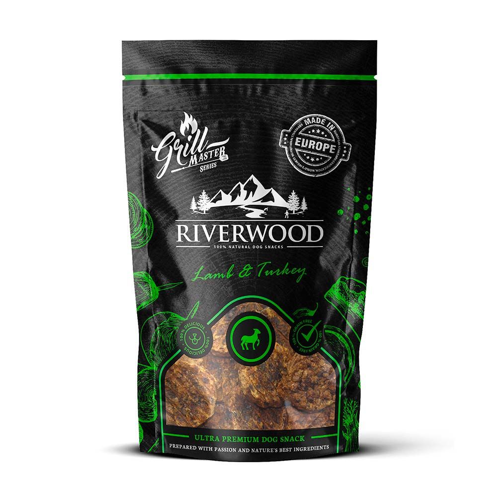 Riverwood Grillmaster Lamm-kalkonchips 100 g
