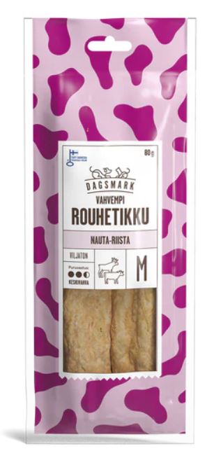 Dagsmark tuggsticka nöt & vilt M 80 g för hundar