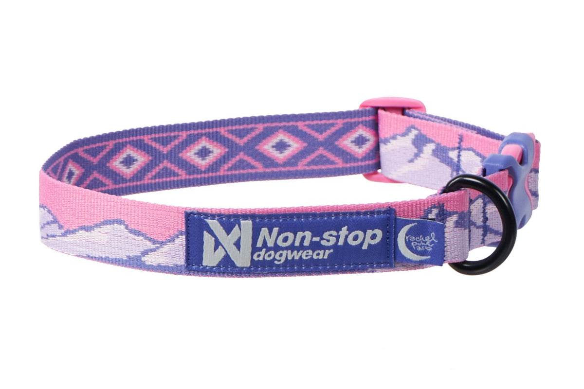 Non-stop Trail quest collar Rachel Pohl edition lila/rosa M för hundar