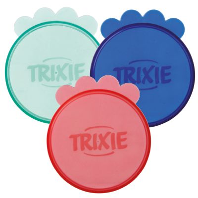 Trixie konservlock plast blandade färger 3-pack