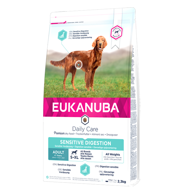 Eukanuba Canine Daily Care Sensitive Digestion 2,3 kg för hundar