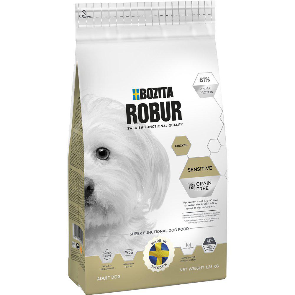 Bozita Robur Sensitive Grain Free Chicken 1,25 kg för hundar