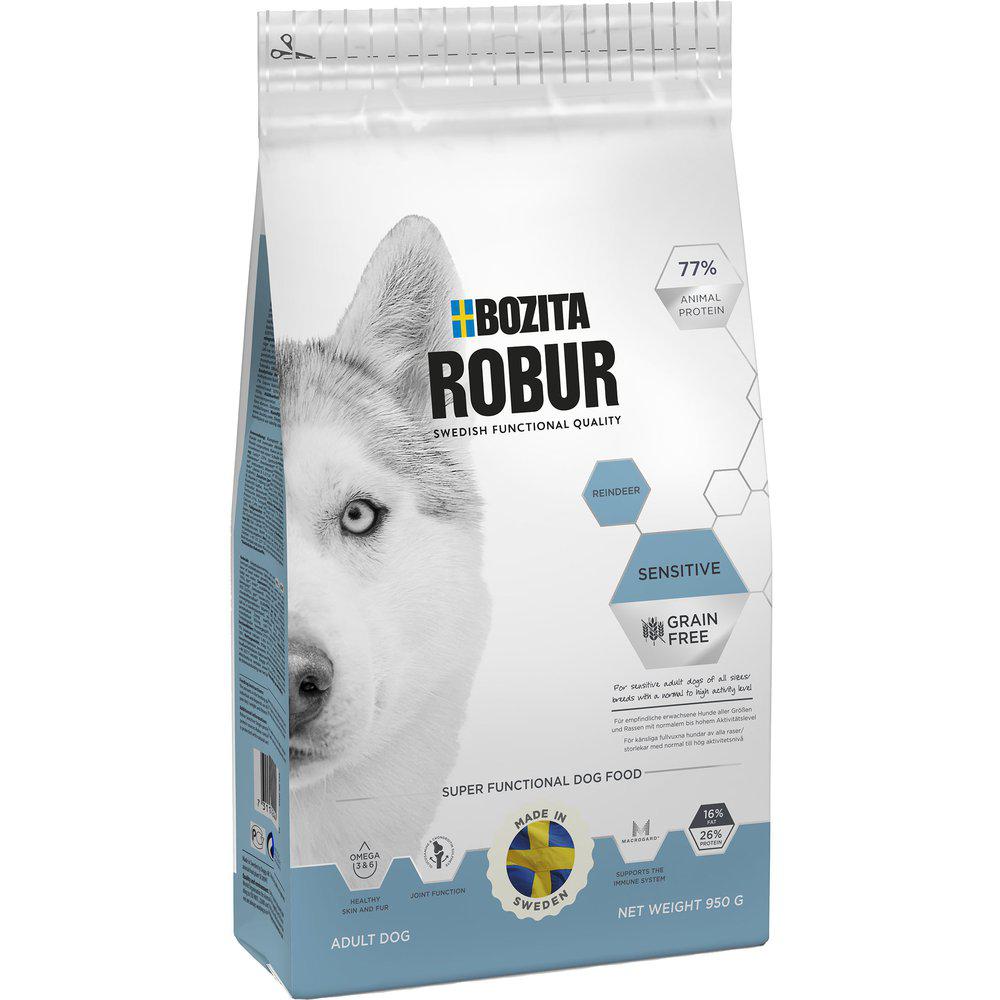 Bozita Robur Sensitive Grain Free Reindeer 3 kg för hundar