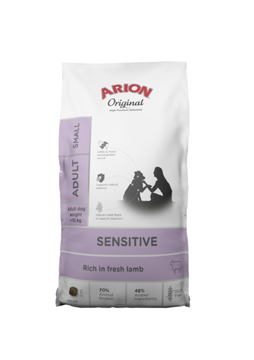 Arion Sensitive Medium Lamm 12 kg för hundar