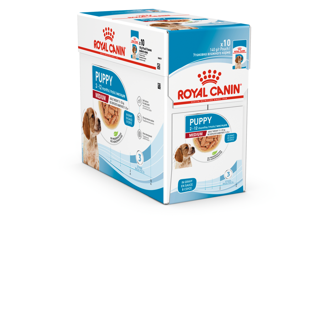 Royal Canin Medium Puppy Gravy wet food for puppies 10 x 140 g