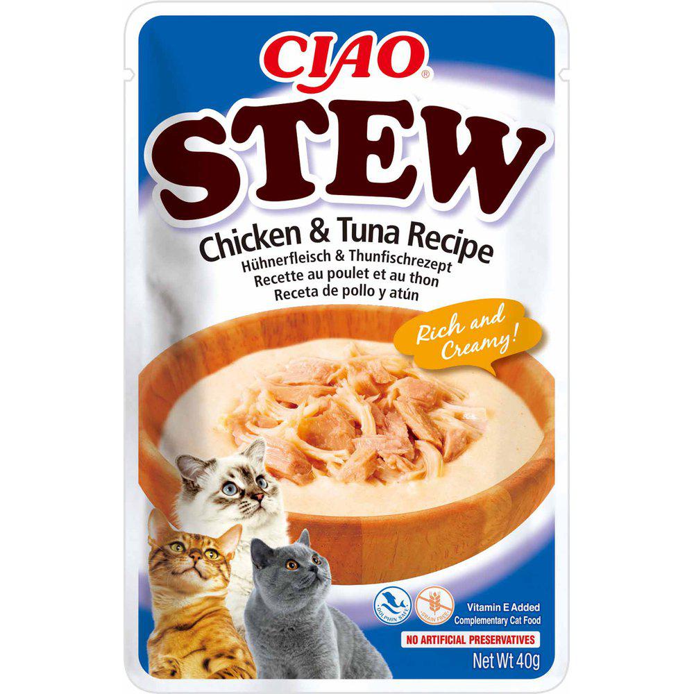 Ciao Stew Chicken & Tuna 12 x 40 g