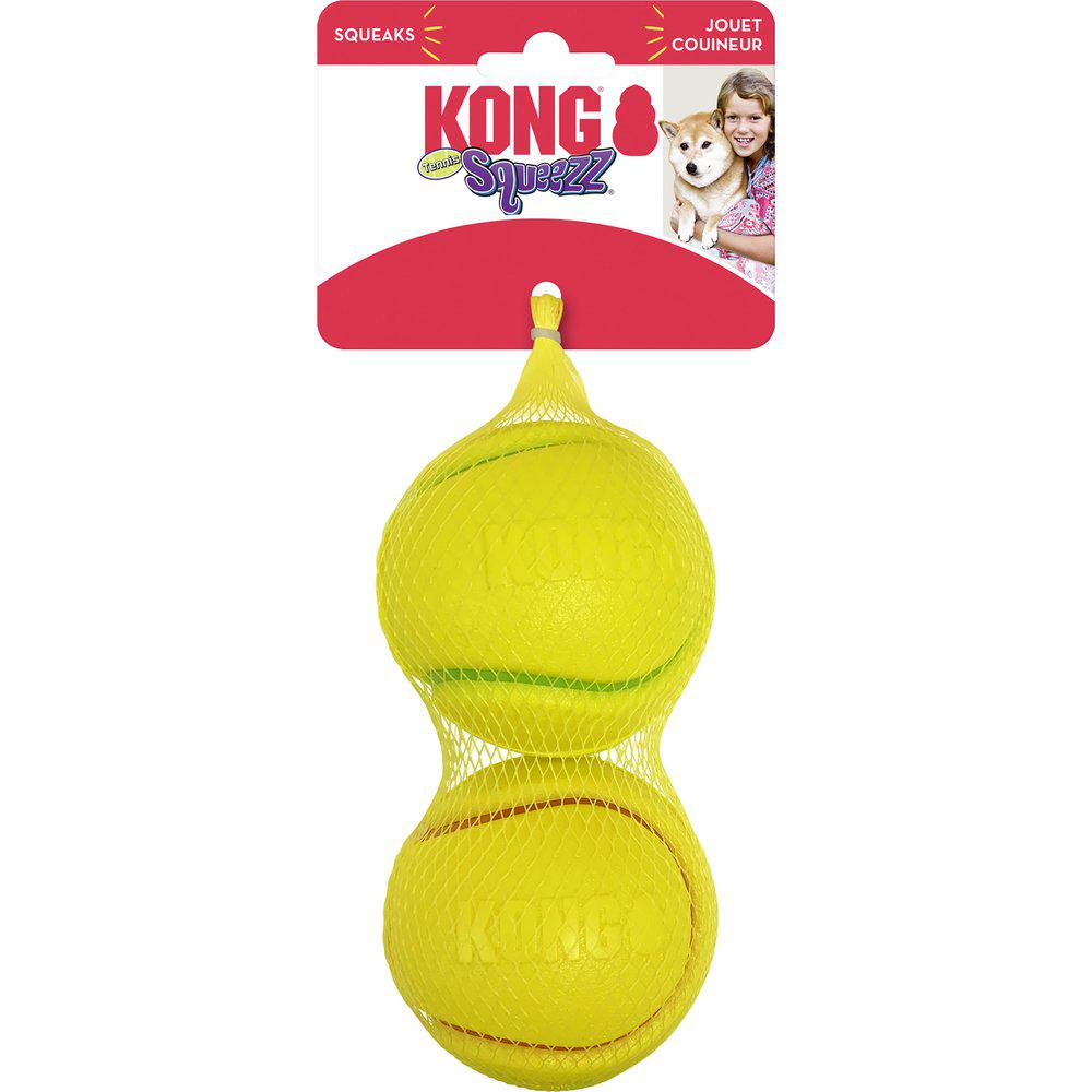 KONG Squeezz Tennis boll M 2-pack