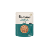 Applaws Adult Tuna Fillet with Mackerel in Jelly 70 g