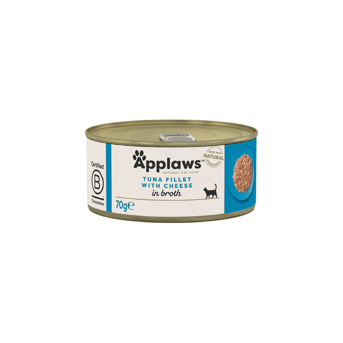 Applaws Cat Tonfiskfilé & Ost 70 g för katter