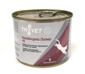 Trovet TRD Hypoallergen kalkon-ris för katter 6 x 200 g
