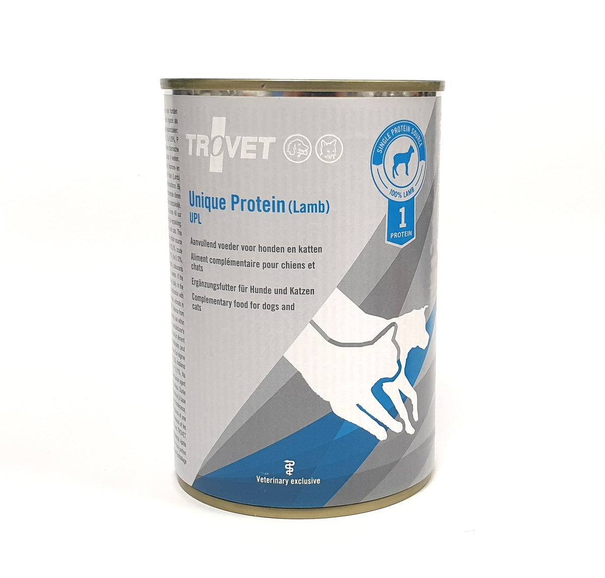 Trovet Unique Protein UPL lamm för katt och hund 6 x 400 g