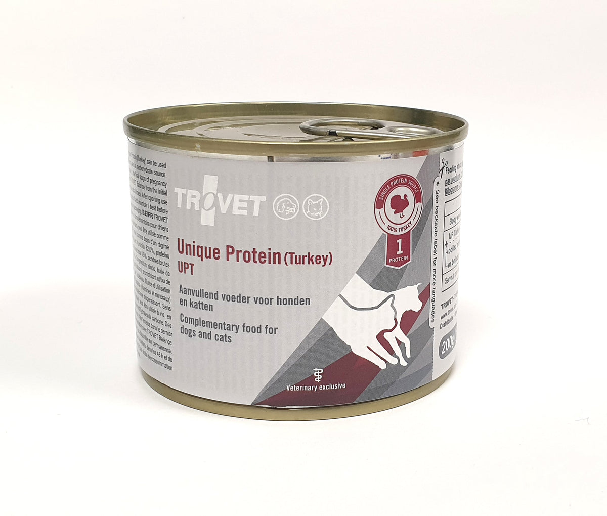 Trovet Unique Protein UPT turkey for cats and dogs 6 x 200 g