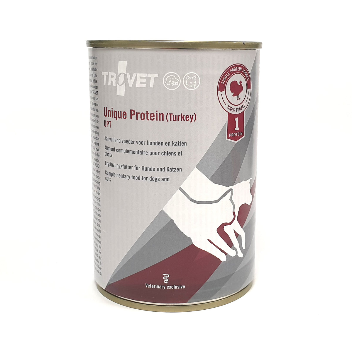 Trovet Unique Protein UPT kalkon 400 g för hundar och katter
