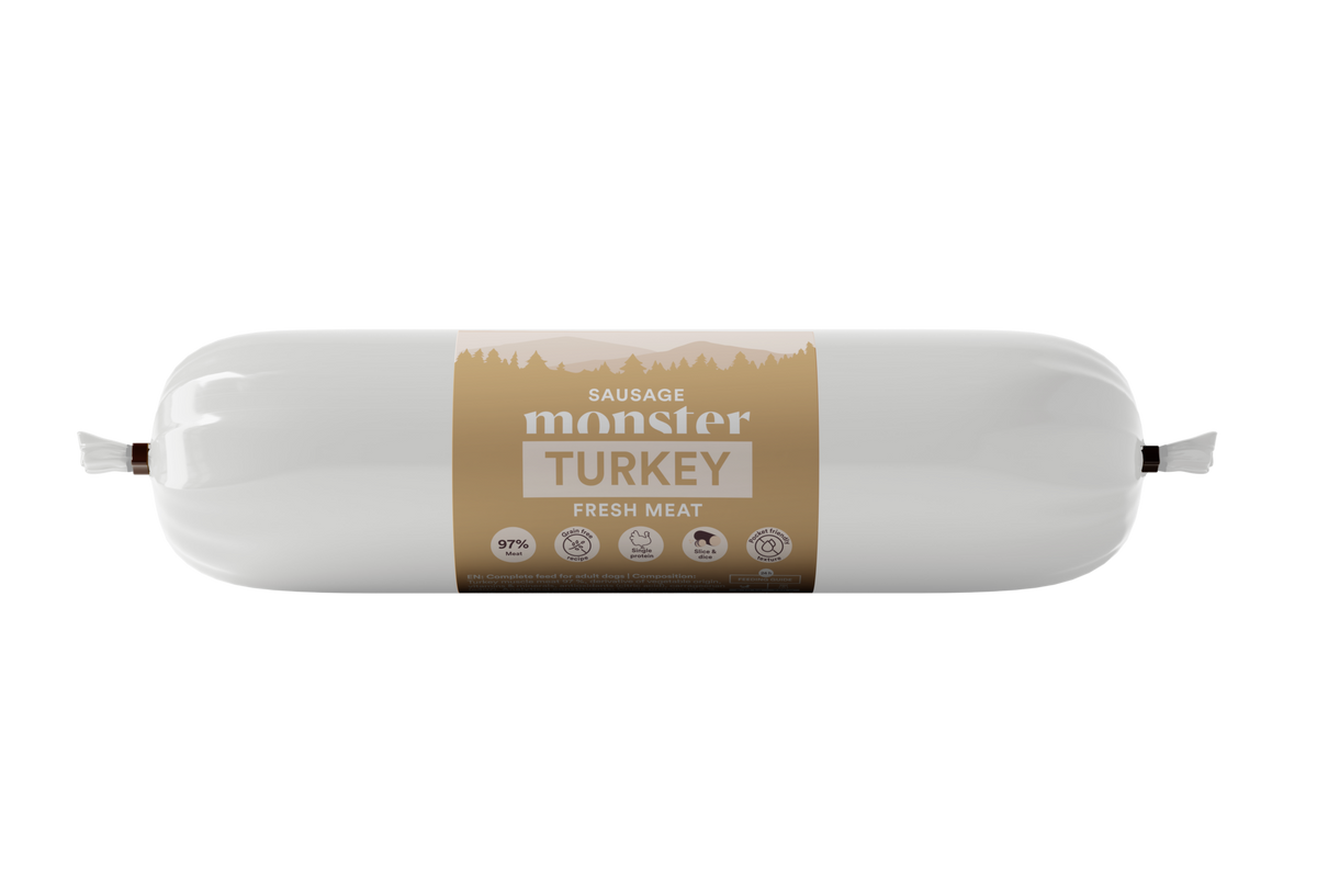 Monster Dog kalkonkorv för hund