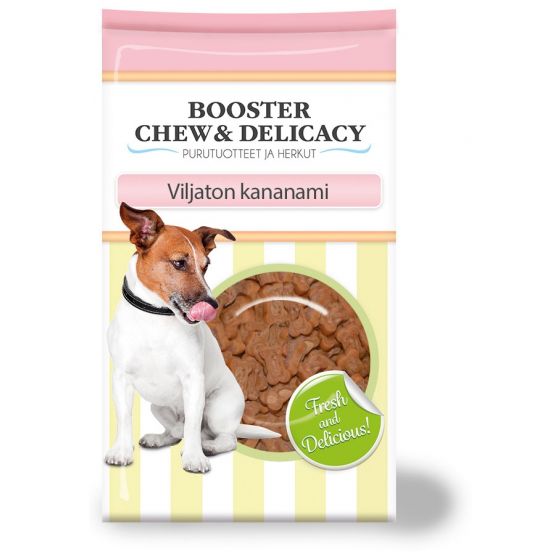 Booster Chew & Delicacy Spannmålsfria Kycklinggodisar 200 g för hundar