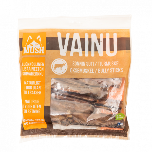 MUSH Vainu tjurmuskel 250 g för hundar