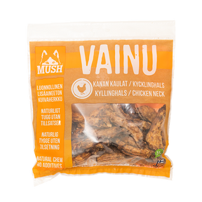 MUSH Vainu kycklinghalsar 220 g för hundar och katter