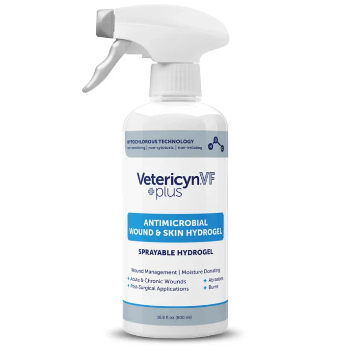 Vetericyn VF+ Antimicrobial Wound & Skin Hydrogel för djur 500 ml