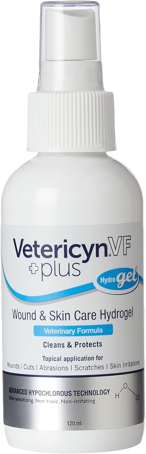 Vetericyn VF+ Wound & Skin Care Hydrogel för djur 120 ml