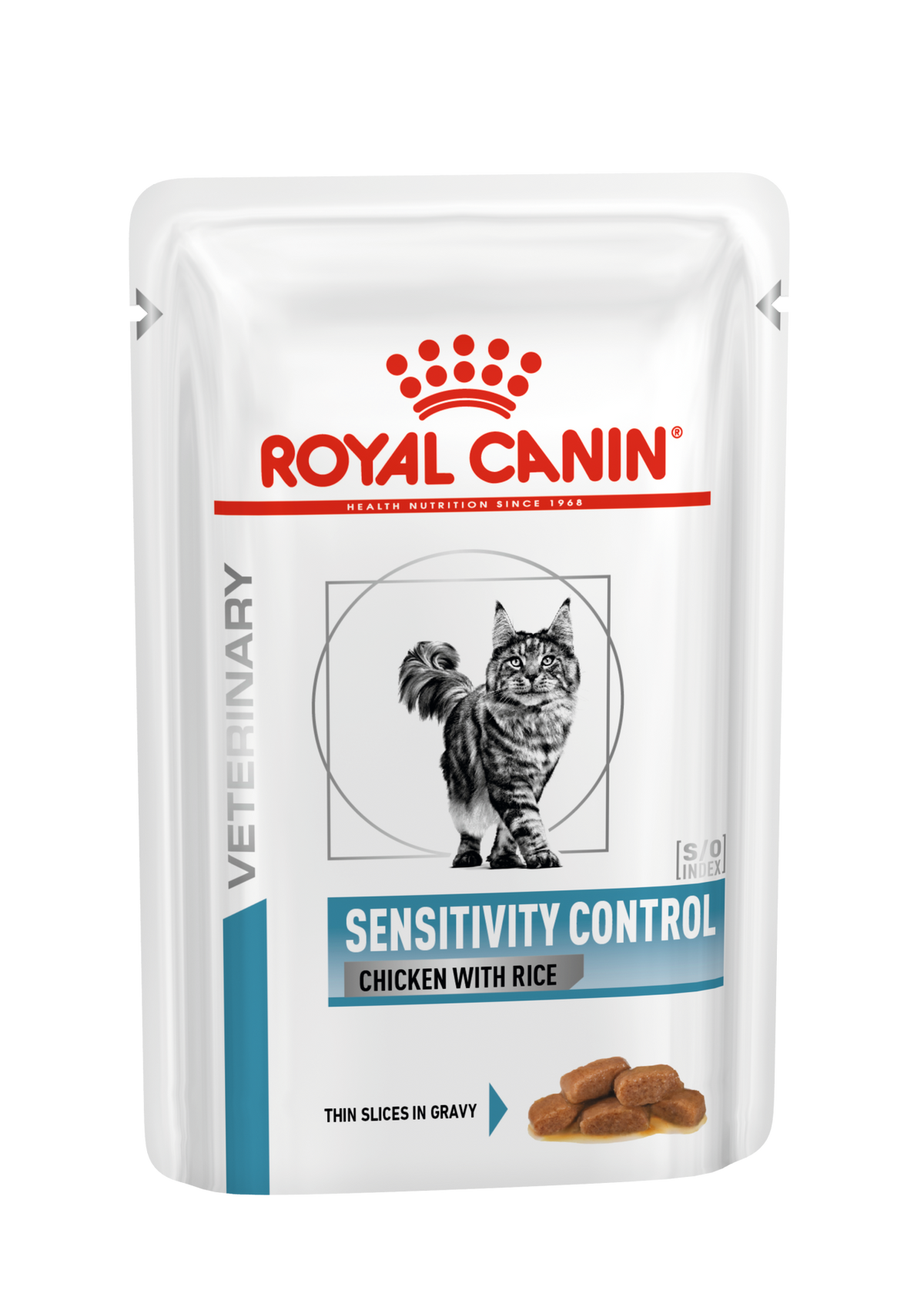 Royal Canin Veterinary Diets Derma Sensitivity Control Chicken Pouch wet cat food 12 x 85g