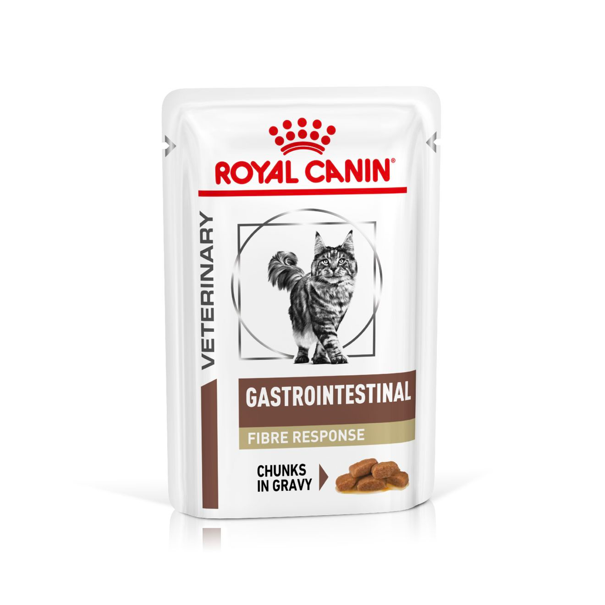 Royal Canin Veterinary Diets Gastrointestinal Fiber Response Gravy Pouch wet cat food 12 x 85 g