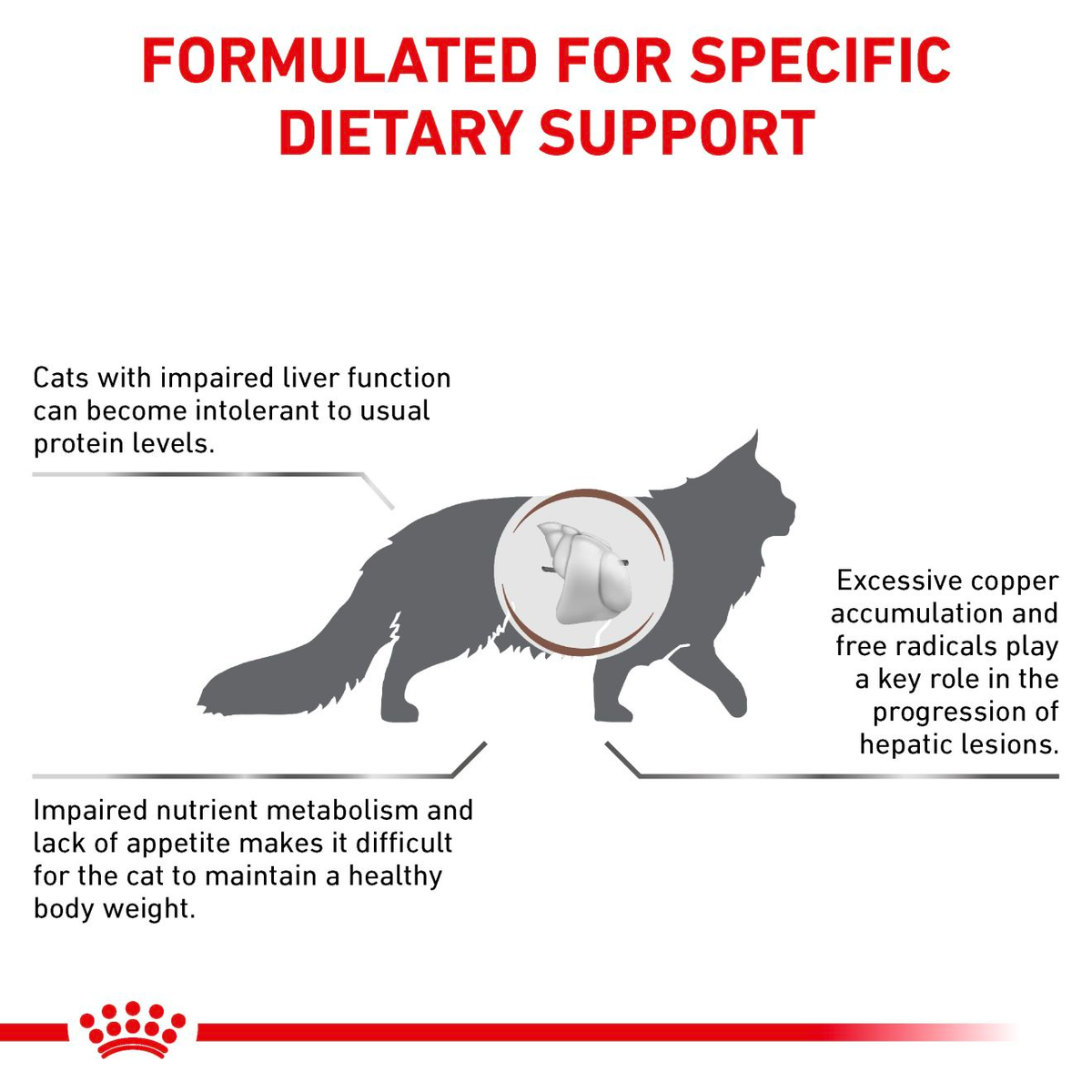 Royal Canin Veterinary Diets Gastrointestinal Hepatic dry food for cats 2 kg