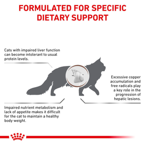 Royal Canin Veterinary Diets Gastrointestinal Hepatic torrfoder för katt 2 kg